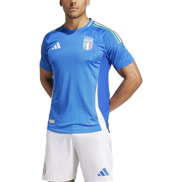 Adidas Italy 24/25 Authentic Hjemmetrøje Blå 2XL