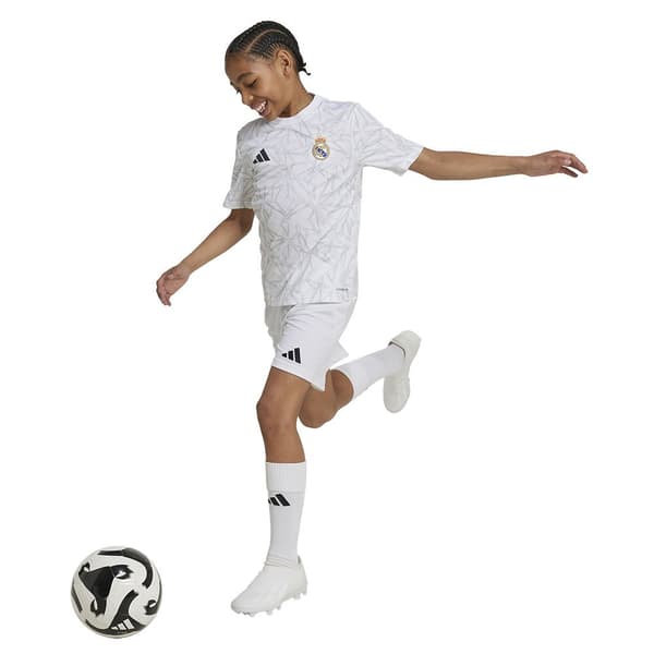 Adidas Real Madrid 24/25 Junior Pre-match T-shirt Med Korte ærmer Hvid 15-16 Years