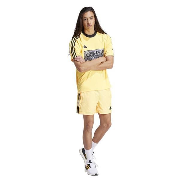 Adidas Tiro Aop Lyhythihainen T-paita Keltainen 2XL / Regular Nainen