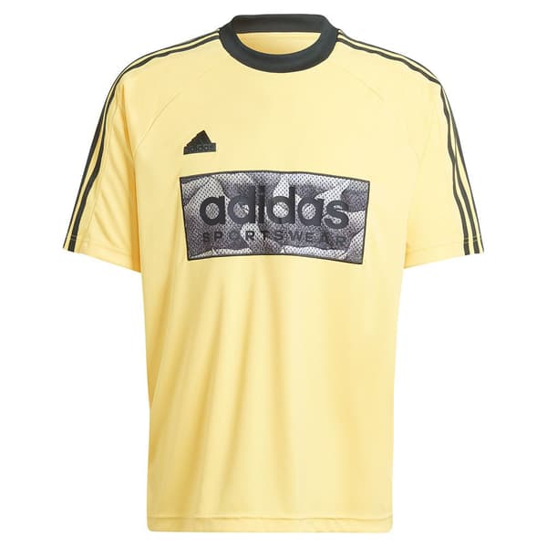 Adidas Tiro Aop T-shirt Med Korta ärmar Gul XL / Regular Kvinna