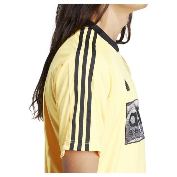Adidas Tiro Aop T-shirt Med Korta ärmar Gul XL / Regular Kvinna