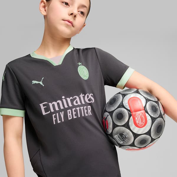 Puma Ac Milan Junior Tredje Kortærmet T-shirt  9-10 Years