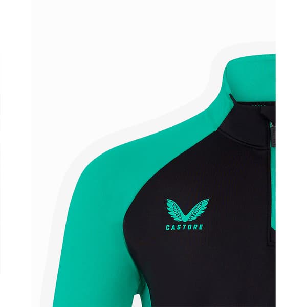 Castore Athletic Club 24/25 Rise Pro Players Harjoituspuolipitkä Vetoketjullinen Collegepaita  L