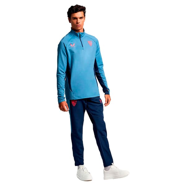 Castore Sevilla Fc 24/25 Pro Players Harjoituspuolipitkä Vetoketjullinen Collegepaita  S
