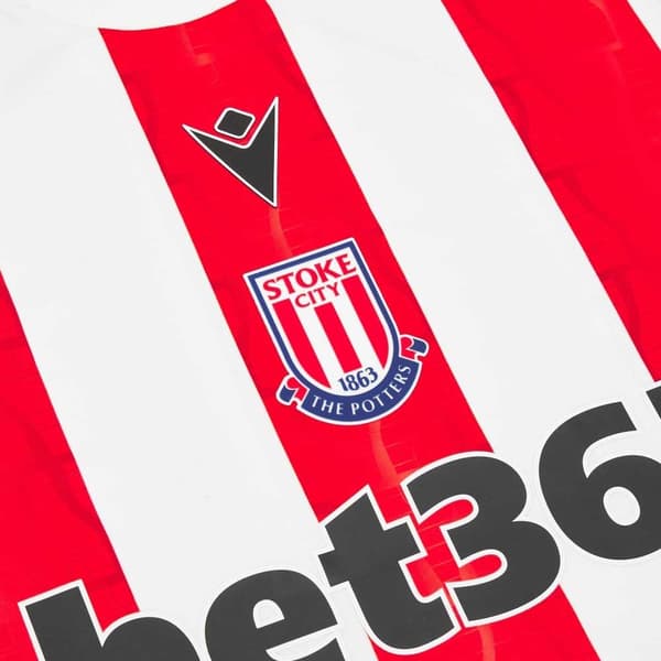 Macron Stoke City Fc 24/25 Hjemmetrøje  XL