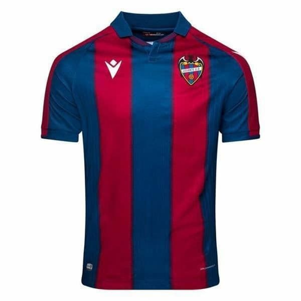 Hemmatställ - Levante UD - 2020/21 - Röd/Blå - Korta Ärmar - Andningsbar