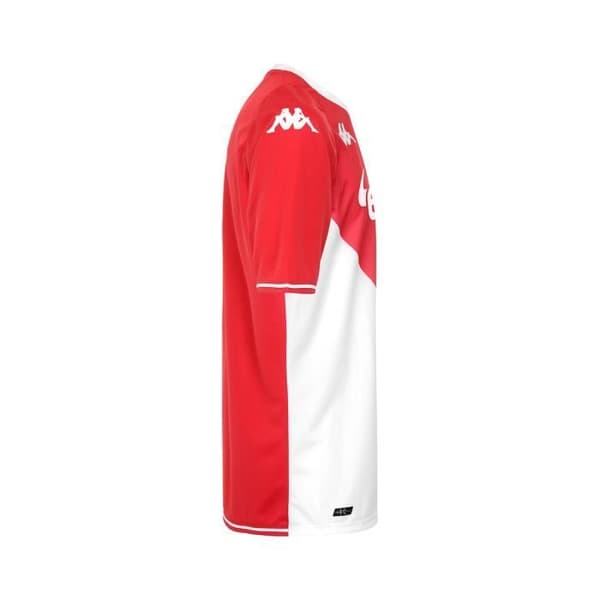 Kombat Lady Home AS Monaco Damtröja Röd - Kappa - Korta ärmar - Andas - Nr