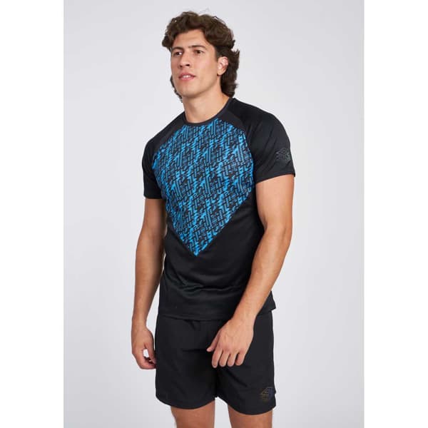 Umbro Pro Training Graphic T-shirt Med Korte ærmer Blå,Sort XL Mand