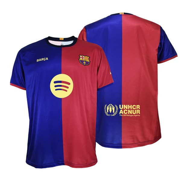 Fc Barcelona Fc Barcelona 24/25 9 Lewanddowski Junior T-shirt Med Korte ærmer Til Hjemmet  12 Years