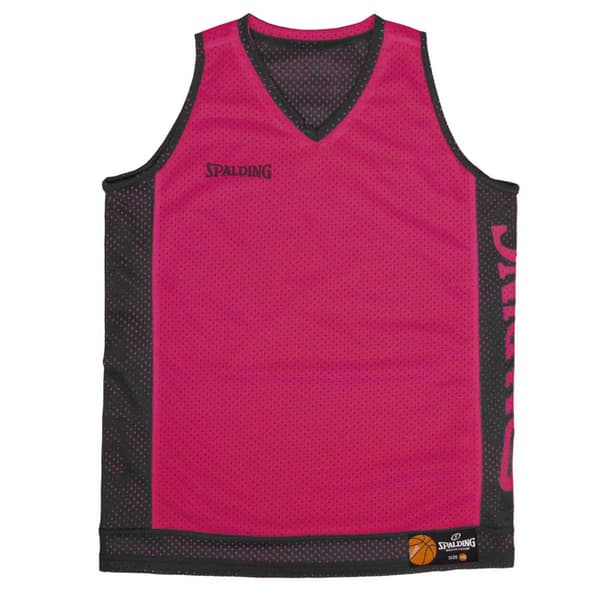 Spalding Reversible ärmlös T-shirt Svart,Rosa 2XL Man