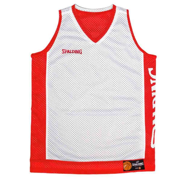 Spalding Reversible ärmlös T-shirt Röd L Man