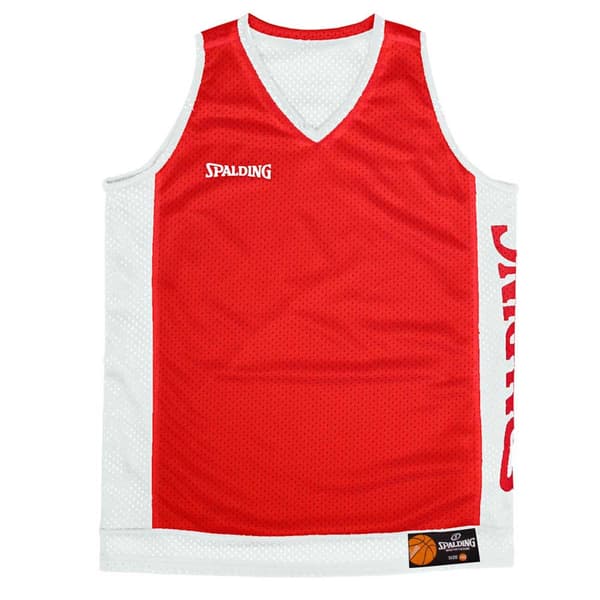 Spalding Reversible ärmlös T-shirt Röd L Man