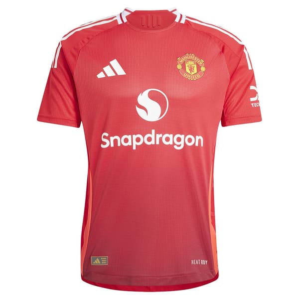 Adidas Manchester United 24/25 Authentic Hemmaställ T-shirt Med Korta ärmar Röd XS