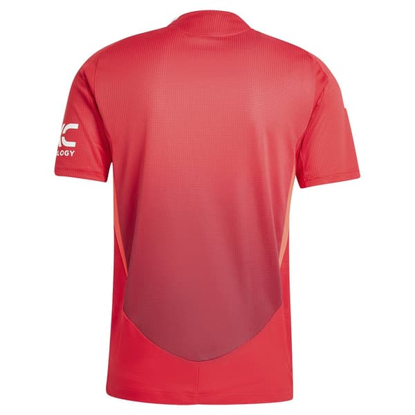 Adidas Manchester United 24/25 Authentic Hemmaställ T-shirt Med Korta ärmar Röd XS