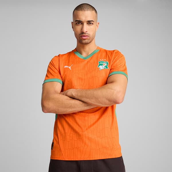 Puma Costa De Marfil Replica Home T-shirt Med Korte ærmer  2XL