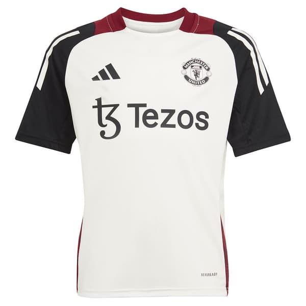 Adidas Manchester United 24/25 Tiro Træning Junior T-shirt Med Korte ærmer  11-12 Years