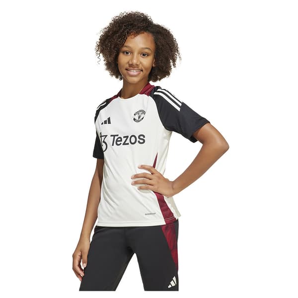 Adidas Manchester United 24/25 Tiro Træning Junior T-shirt Med Korte ærmer  11-12 Years