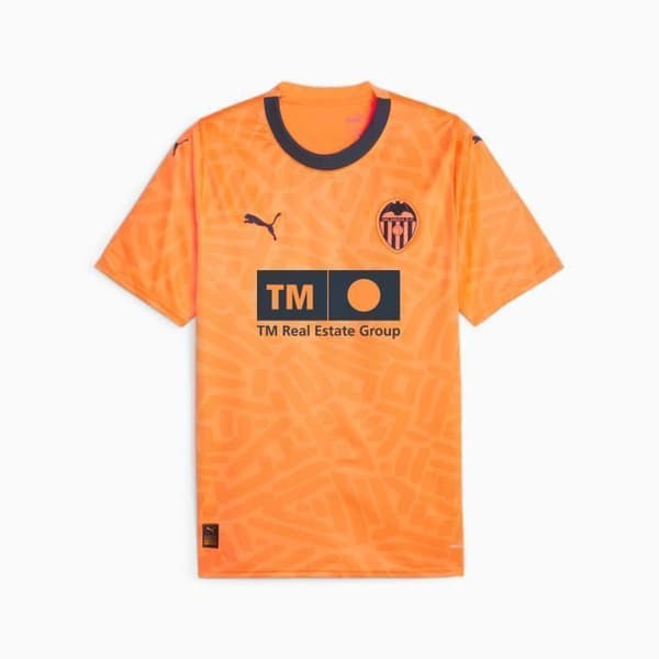 Fotbollströja - Puma - Valencia C.F. 23-24 - Orange - Herr - Andningsbar
