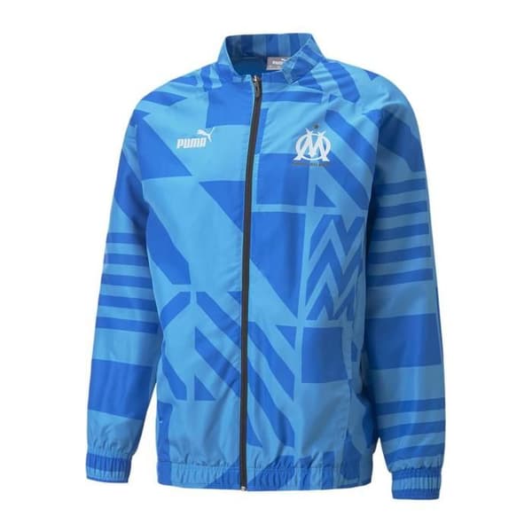 OM 2022/23 Prematch Jacka - azurblå/nitroblå - XL