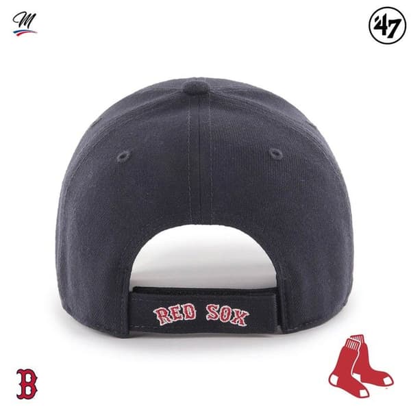 Keps - 47 Märke - Boston Red Sox MVP - One Size - Marinblå färg - För män