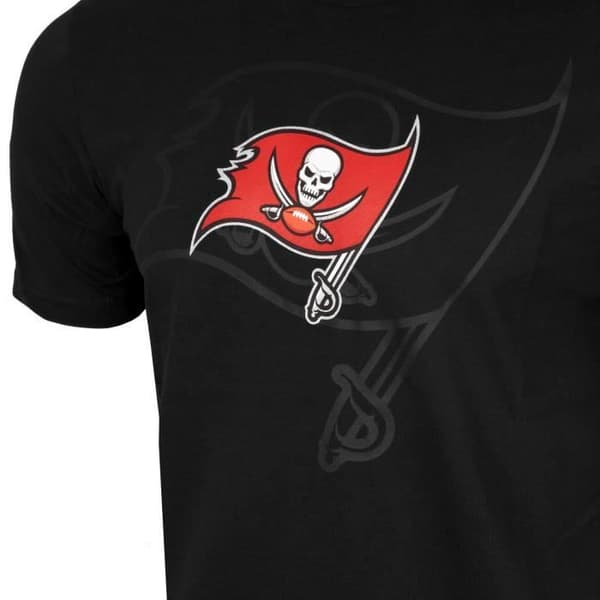 T-shirt New Era - NFL Teams Shadow Print 2.0 svart - Tampa Bay Buccaneers - Herr - Kortärmad
