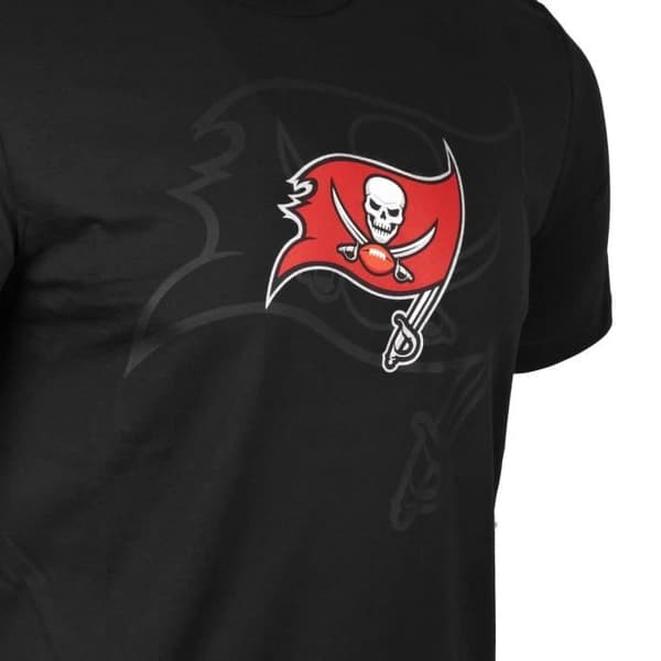 T-shirt New Era - NFL Teams Shadow Print 2.0 svart - Tampa Bay Buccaneers - Herr - Kortärmad