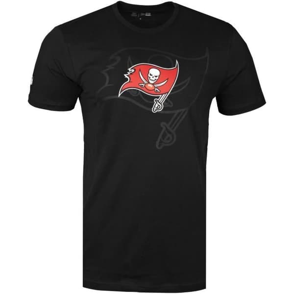 T-shirt New Era - NFL Teams Shadow Print 2.0 svart - Tampa Bay Buccaneers - Herr - Kortärmad