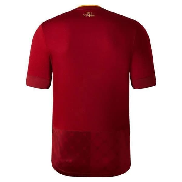 AS Roma hemmatröja fotbollströja - New Balance - Röd - Herr - Kortärmad - Andas