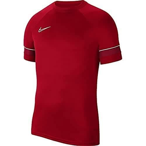 NIKE RETAIL B.V.-NIKE DRI-FIT ACADEMY RÖD-VIT-JERSEY GULD -FOTBOLLSTRÖJA - FOTBOLLST-SHIRT - FOTBOLLSPOLO