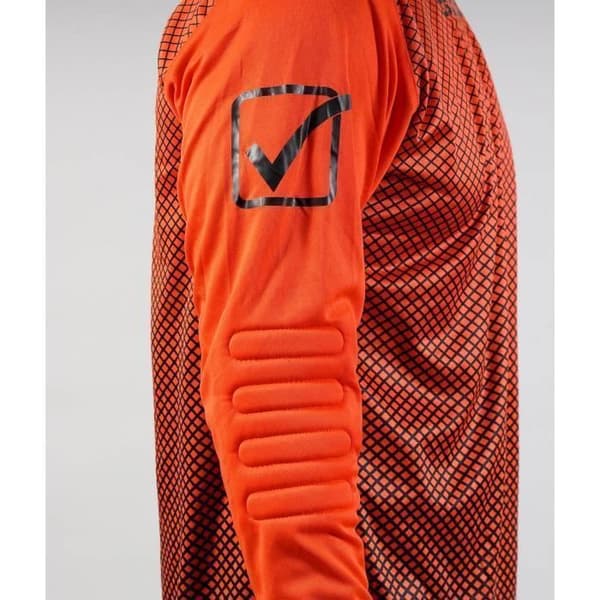 Givova Manchester långärmad tröja och shorts målvaktsset - orange/svart - XL