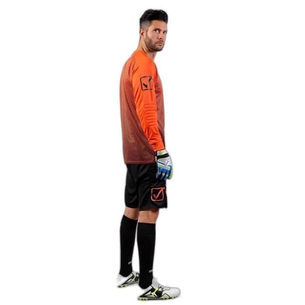 Givova Manchester långärmad tröja och shorts målvaktsset - orange/svart - XL