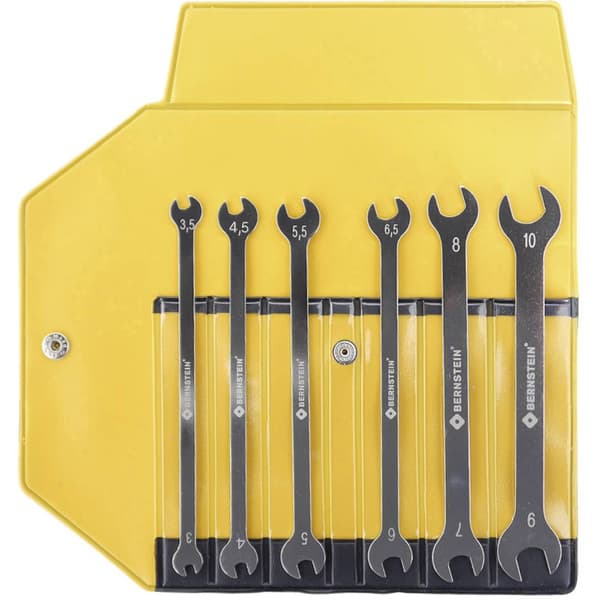 Bernstein Tools for Electronics 6-750 Dubbelskruvnyckelsats 6 delar Nyckelvidd (Metrisk) (för titel) 3 - 10 mm