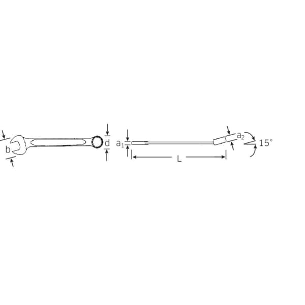 Stahlwille 40082727 13 27 Ringskruvnyckel Nyckelvidd (Metrisk) (för titel) 27 mm