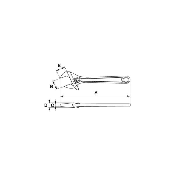 Bahco 8069 Skiftnyckel Nyckelvidd (Metrisk) (för titel) 13 mm