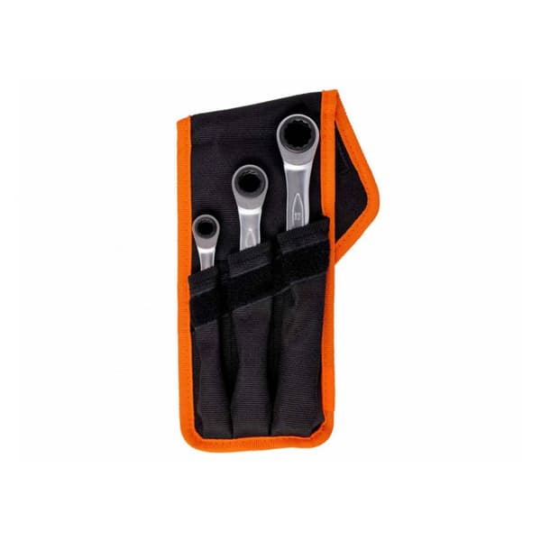Bahco S4RM/3T U-ring-blocknyckelset, 3 delar Nyckelvidd (Metrisk) (för titel) 8 - 19 mm