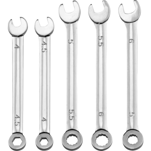 Donau Elektronik 920 Ringskruvnyckelsats 5 delar Nyckelvidd (Metrisk) (för titel) 4 - 6 mm