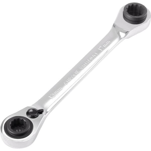 TOOLCRAFT TO-5355795 Dubbel spärrnyckel set Nyckelvidd (Metrisk) (för titel) 10 - 19 mm