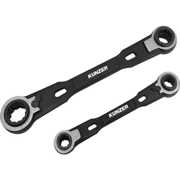 Kunzer 7RRS02 Ring-spärrnyckel-set 4x Nyckelvidd (Metrisk) (för titel) 8 - 19 mm