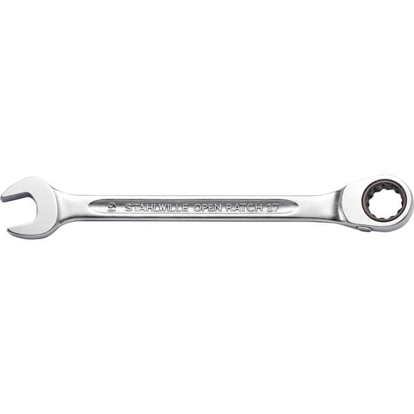 Stahlwille 41171010 17 10 GEWINKELT Ringspärrnyckel Nyckelvidd (Metrisk) (för titel) 10 mm