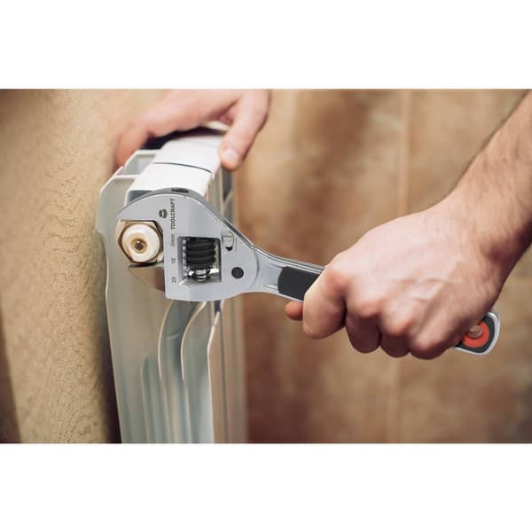 TOOLCRAFT TO-7165959 Skiftnyckel med spärrskaftsfunktion Nyckelvidd (Metrisk) (för titel) 0 - 26 mm