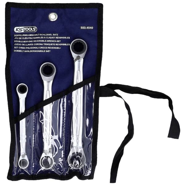 KS Tools 503.4540 503.4540 Ringnyckel-set 3 delar Nyckelvidd (Metrisk) (för titel) 8 - 19 mm