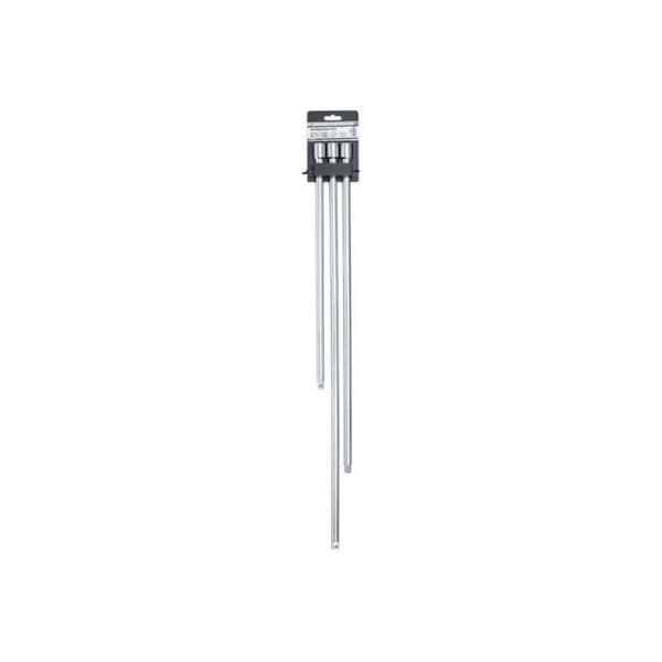 Förlängningar för spärrnyckel - BGS - 92237 - 3 st - 450/600/750 mm - Kolstål