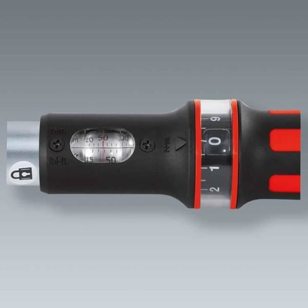 KS Tools ERGOTORQUE momentnyckel 200 Nm Röd 516.6542