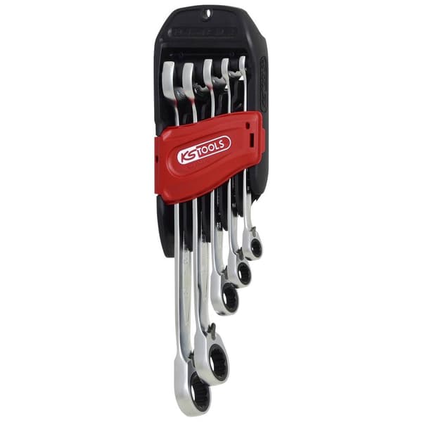 KS Tools 503.5905 Ringskruvnyckelsats 5 delar Nyckelvidd (Metrisk) (för titel) 19 mm