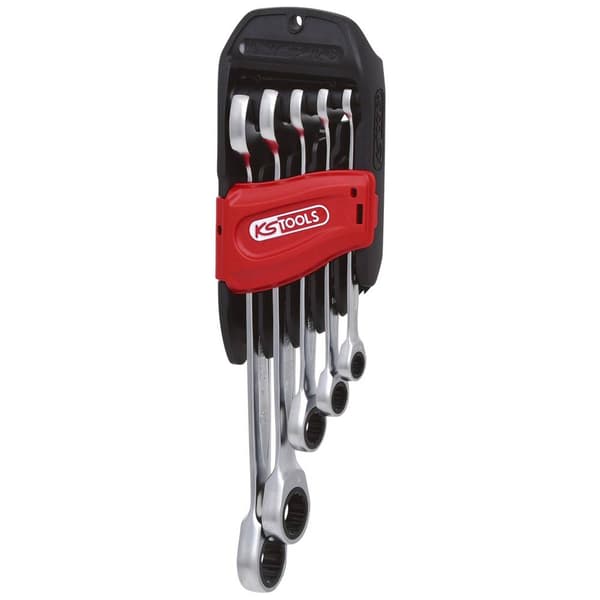 KS Tools 503.4255 Ringskruvnyckelsats 5 delar Nyckelvidd (Metrisk) (för titel) 19 mm
