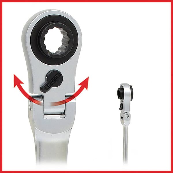 KS Tools 503.4745 503.4745 Ringnyckel Nyckelvidd (Metrisk) (för titel) 10 - 19 mm