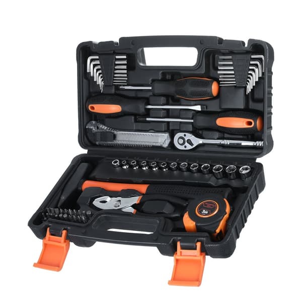 57-osainen. Socket Wrench Auton Korjaustyökalu Työkalulaatikko Säilytyskotelo