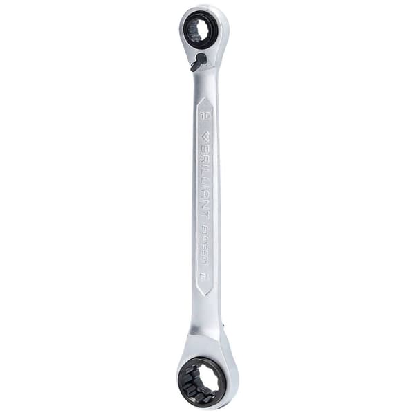 Brilliant Tools BT013901 Dubbla spärrringnycklar Nyckelvidd (Metrisk) (för titel) 10 - 19 mm