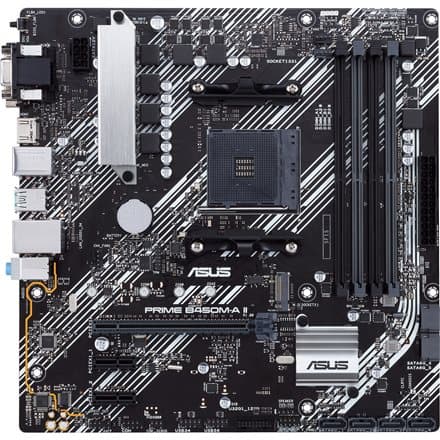 ASUS PRIME B450M-A II Socket AM4 micro ATX AMD  B450