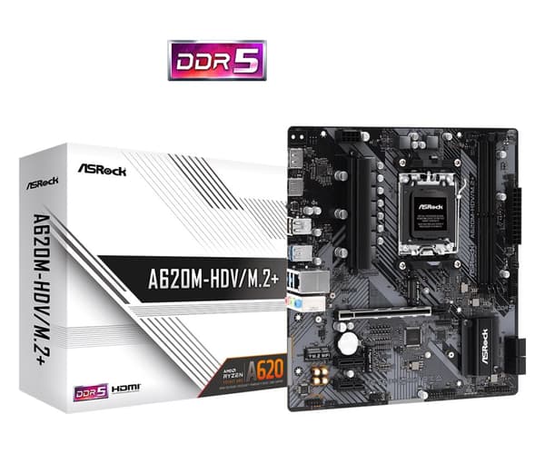 Motherboard ASROCK A620M-HDV M.2+, Socket AM5, mATX